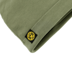 Green Borussia Dortmund baby hat with a black BVB emblem, perfect for little fans and as a fan item.