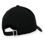 Black BVB cap by New Era in the 9Forty style, rear view showing an adjustable metal strap. Perfect as a fan accessory.