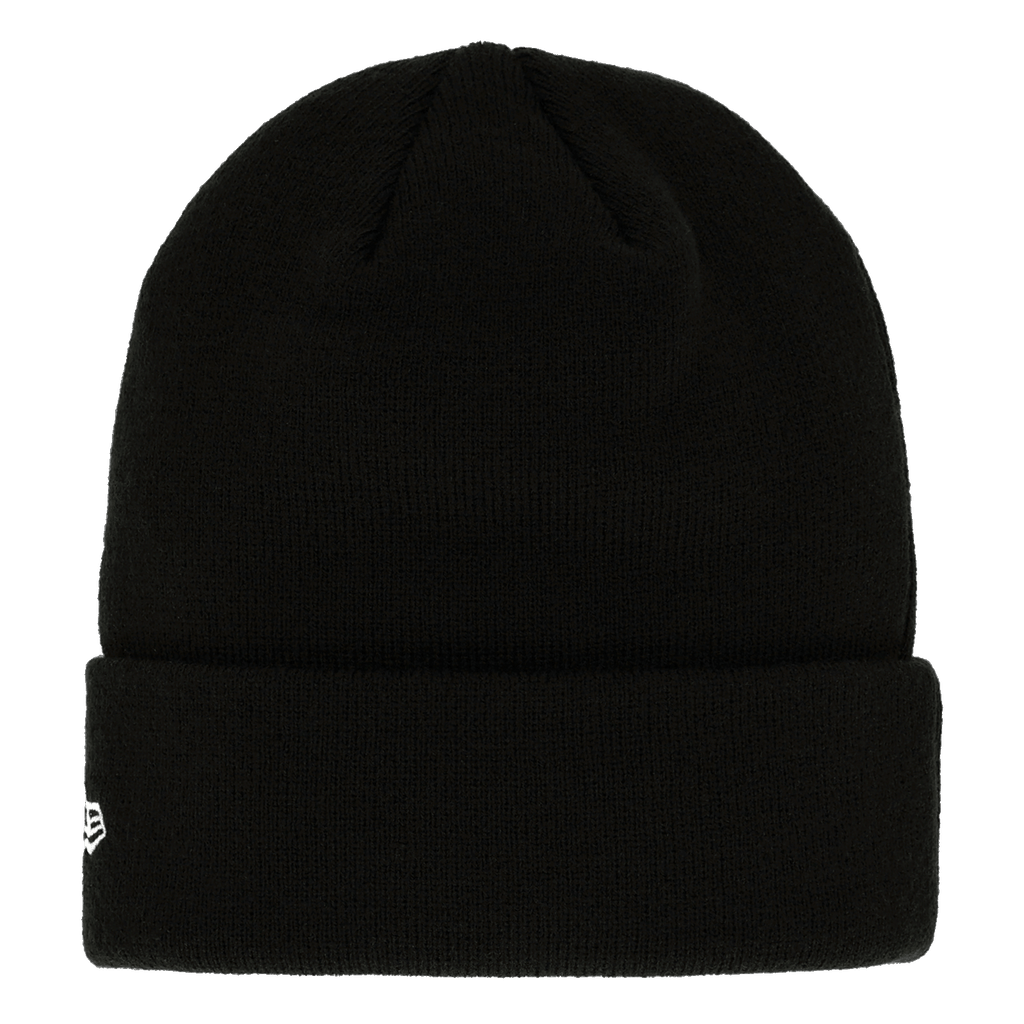 Gorro negro de New Era con un diseño sencillo y el logotipo del BVB, perfecto para los aficionados y para los días fríos.