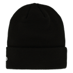 Gorro negro de New Era con un diseño sencillo y el logotipo del BVB, perfecto para los aficionados y para los días fríos.