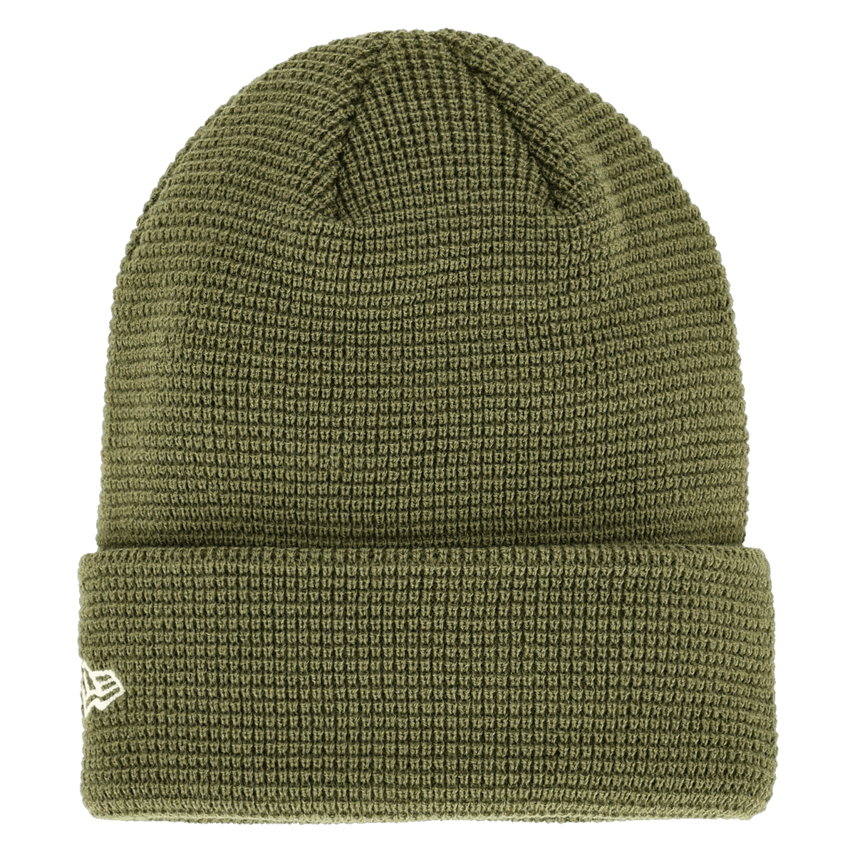Die olivgrüne BVB Beanie-Mütze im New Era Waffle-Design ist ein stilvoller Fanartikel von Borussia Dortmund und perfekt für kalte Tage.