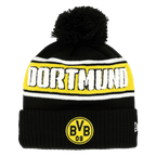 Cappellino con pompon nero e giallo del BVB di New Era, con una grande scritta “Dortmund” e il logo BVB 09 sul davanti. Perfetto per i tifosi del Borussia Dortmund.