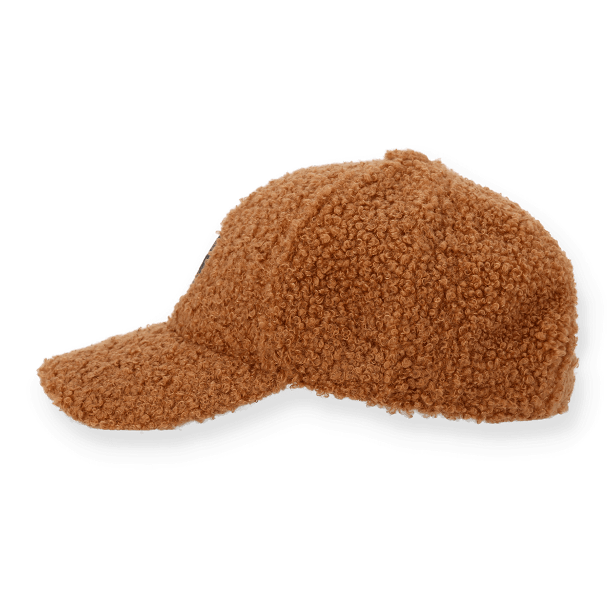 Casquette « Teddy » marron du BVB pour enfants, confortable et douillette, avec visière, idéale pour les fans du Borussia Dortmund.