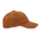 Casquette « Teddy » pour enfants du Borussia Dortmund, aspect fourrure marron, idéale comme accessoire pour les fans du BVB.