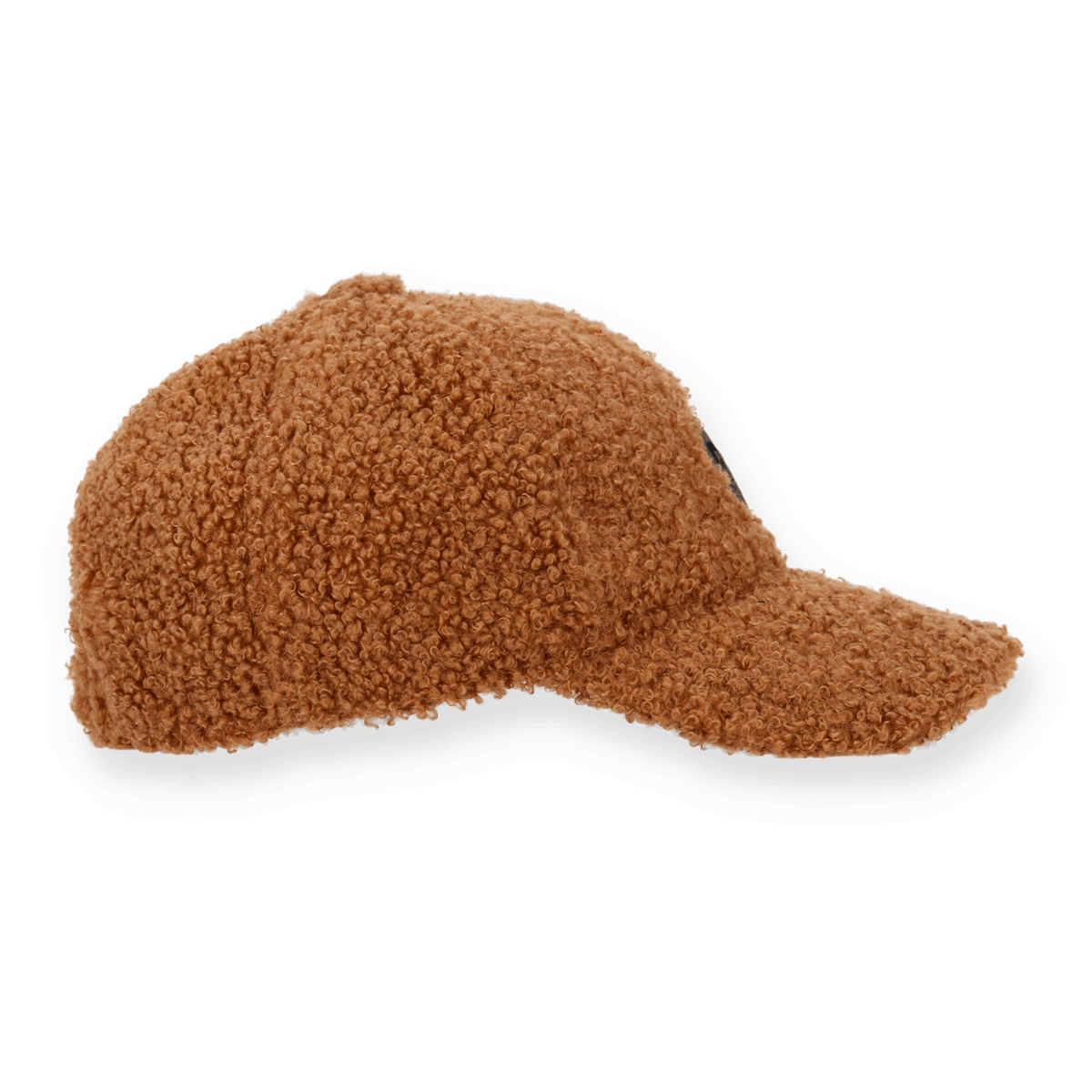 Casquette « Teddy » pour enfants du Borussia Dortmund, aspect fourrure marron, idéale comme accessoire pour les fans du BVB.