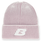 Berretto Lila BVB Rip con struttura a coste e logo B ricamato, un accessorio alla moda per i tifosi.
