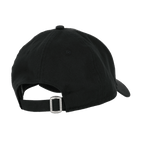 Vista trasera de la gorra negra BVB New Era 9Forty con cierre metálico ajustable, un accesorio con mucho estilo para los aficionados del Borussia Dortmund