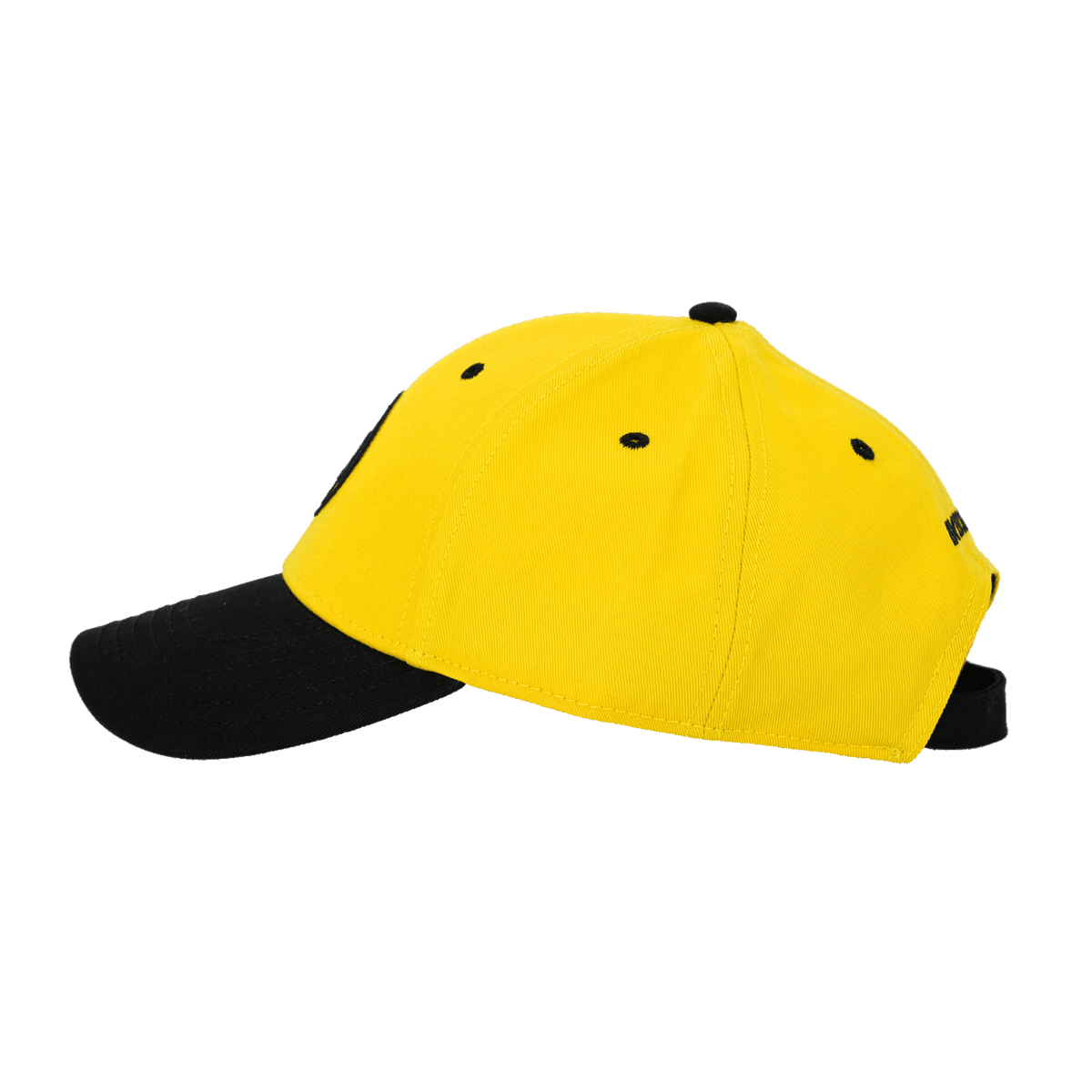 Cappellino del BVB nero e giallo dal design accattivante, con visiera nera e logo BVB ricamato. Ideale per i tifosi del Borussia Dortmund.