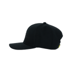 Casquette snapback BVB élégante et intemporelle, de couleur noire, pour enfants, avec l'inscription « Borussia Dortmund » et le logo brodés.