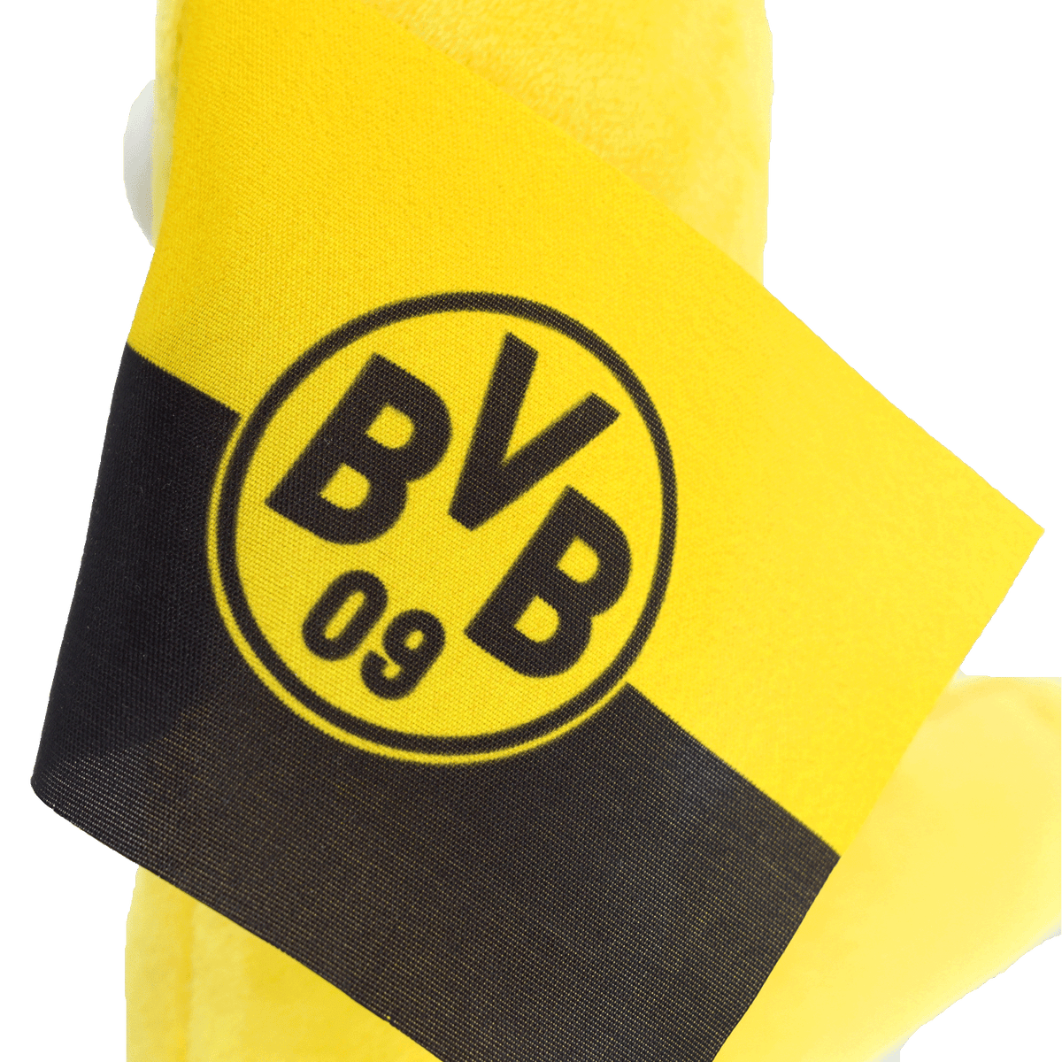 黑色与黄色相间的多特蒙德（BVB）角旗，印有俱乐部徽标和“BVB 09”字样，适合作为球迷周边商品。