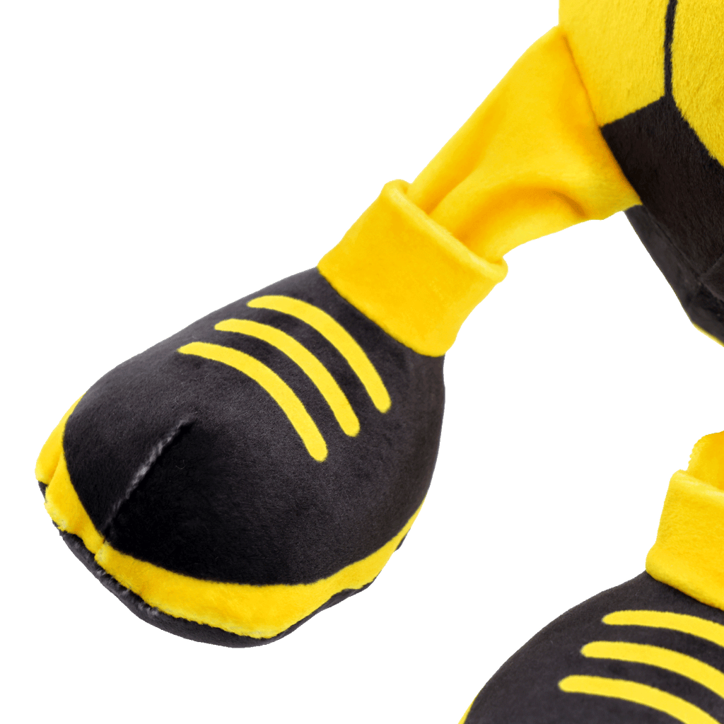 Pallina Squeezy del BVB nei colori nero e giallo, realizzata in materiale morbido, ideale come gadget per i tifosi o come giocattolo antistress.