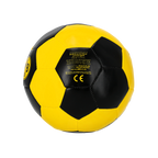 Schwarzgelber BVB Knautschball mit BVB-Logo, ideal für Fans von Borussia Dortmund.