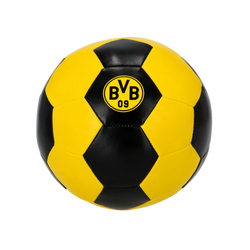 Pallina da gioco del BVB nei colori nero e giallo con il logo BVB 09, perfetta come gadget per i tifosi o come regalo.