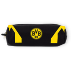 BVBのロゴが入った黒と黄色のBVBペンケース。ボルシア・ドルトムントのファンに最適です。
