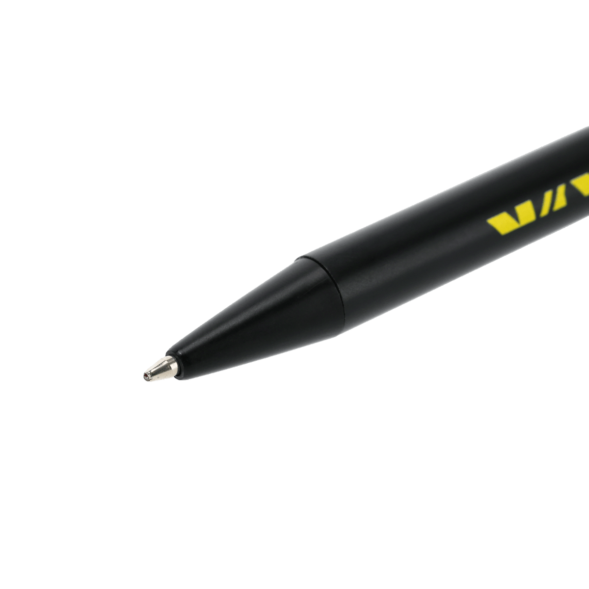 Semplice penna a sfera del BVB nei colori nero e giallo, con il logo del Borussia Dortmund, ideale per i tifosi e gli appassionati di articoli di cancelleria.