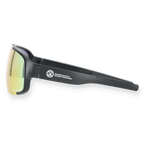 Black BVB sunglasses with a modern design, mirrored lenses, and the BVB logo on the side.