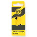 Laccetto per chiavi del BVB nei colori sociali nero e giallo, fornito in una confezione accattivante con il logo del BVB e un motivo a strisce. Perfetto per i tifosi del Borussia Dortmund.