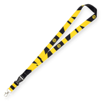 Laccetto per chiavi del BVB nei colori nero e giallo, dal design accattivante e con il logo del Borussia Dortmund, ideale per i tifosi come accessorio alla moda.