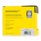 Gelbe Verpackung der BVB Winter-Weihnachtstasse mit BVB-Logo und Produktbeschreibung. Offizieller Fanartikel von Borussia Dortmund.
