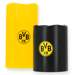 这套2支装的黑色和黄色LED蜡烛印有多特蒙德（BVB）队徽，既适合球迷，也可作为家居装饰品。