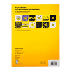 Black-and-yellow BVB sock Advent calendar featuring 12 different designs—a festive gift idea for Borussia Dortmund fans.