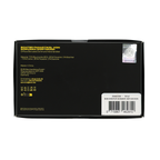 Dos de l'emballage du coffret cadeau de 3 paires de chaussettes BVB aux couleurs noir et jaune, produit officiel du Borussia Dortmund.