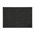 Black BVB placemats made of soft felt, set of 4 with a subtle BVB logo in the corner, ideal for fans and for setting the table.