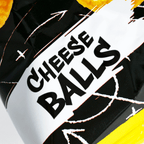 Snack « boulettes au fromage » du BVB aux couleurs noir et jaune, idéal pour les supporters du Borussia Dortmund.