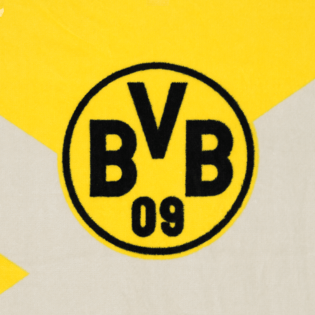 黒と黄色のカラーリングに『セサミストリート』のデザインをあしらった、高品質なBVBのシャワータオル。サイズは70×140cmで、本物のボルシア・ドルトムントファンにぴったりです。