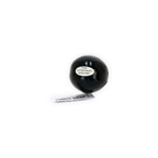 Asciugamano magico del BVB a forma di pallone, nero e giallo, con la scritta "Rimuovere la pellicola prima dell'uso", ideale come gadget per i tifosi o come regalo.