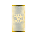 Un asciugamano magico del BVB nei colori nero e giallo con un grande logo BVB 09, ideale come gadget e regalo per i tifosi del Borussia Dortmund.