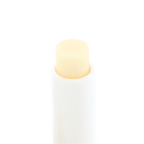 Un balsamo per le labbra bianco del BVB visto aperto, ideale per la cura delle labbra e perfetto come articolo per i tifosi del Borussia Dortmund