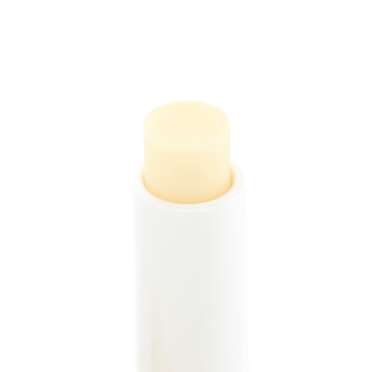 Ein weißer BVB Lippenpflegestift in geöffneter Ansicht, ideal für die Lippenpflege und als Borussia Dortmund Fanartikel geeignet