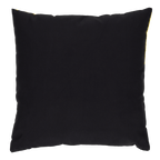 El cojín para aperitivos del BVB, en colores negro y amarillo y con tres bolsillos, es un práctico accesorio para los aficionados del Borussia Dortmund.