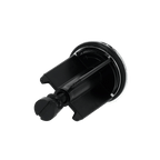 Tappo per lavabo nero del BVB, dal design nero e con logo BVB integrato, un elegante accessorio per il bagno.