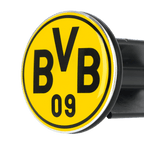 Tappo rotondo per lavandino del BVB con il famoso logo nero-giallo del BVB e il numero 09, ideale per i tifosi del Borussia Dortmund.