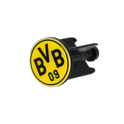Bouchon de lavabo noir et jaune du BVB, orné du célèbre logo BVB 09, idéal pour une salle de bains de fan parfaite.