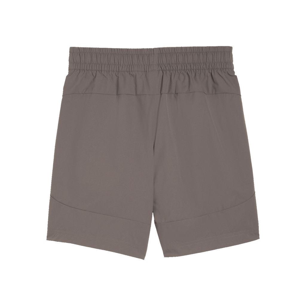 Die anthrazitfarbenen BVB PUMA Tech Relaxed Shorts für Kinder bieten optimalen Komfort und Bewegungsfreiheit, ideal für Sport und Freizeit.