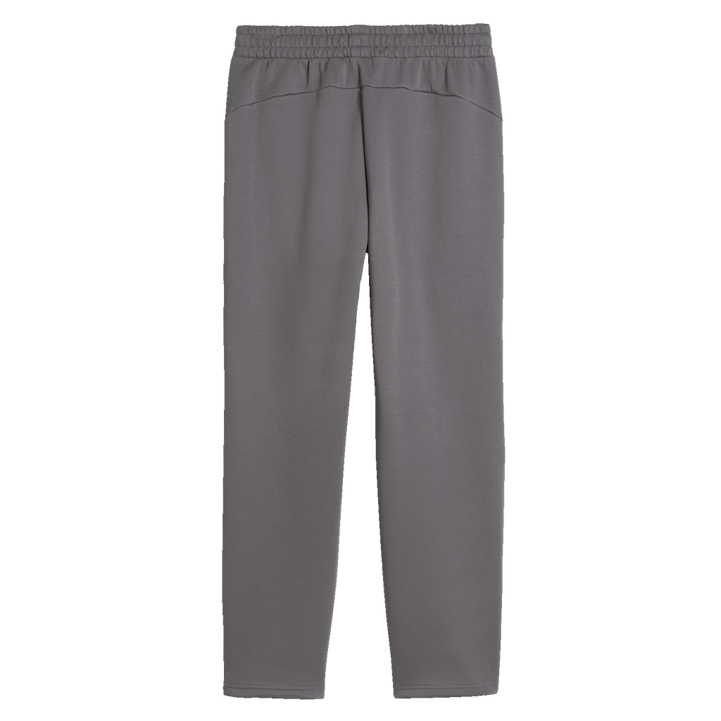 Die BVB PUMA Tech Freizeithose in anthrazit, ideal für Freizeit und Sport, Teil der Borussia Dortmund Merchandise-Kollektion.