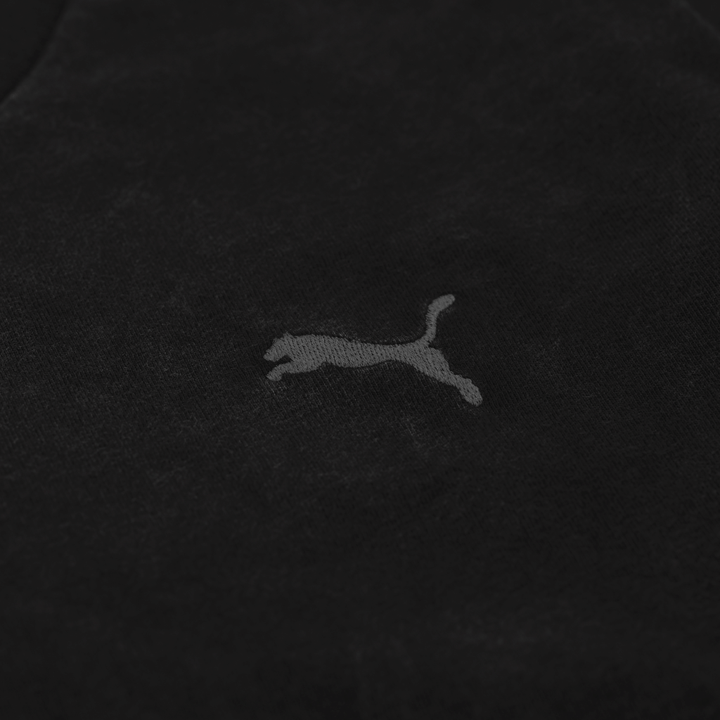 Black women's T-shirt from the BVB PUMA Ess Elevated collection with a visible PUMA logo on the chest.
