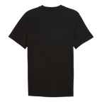 シンプルなデザインで着心地の良い、黒色のBVBファンTシャツ。