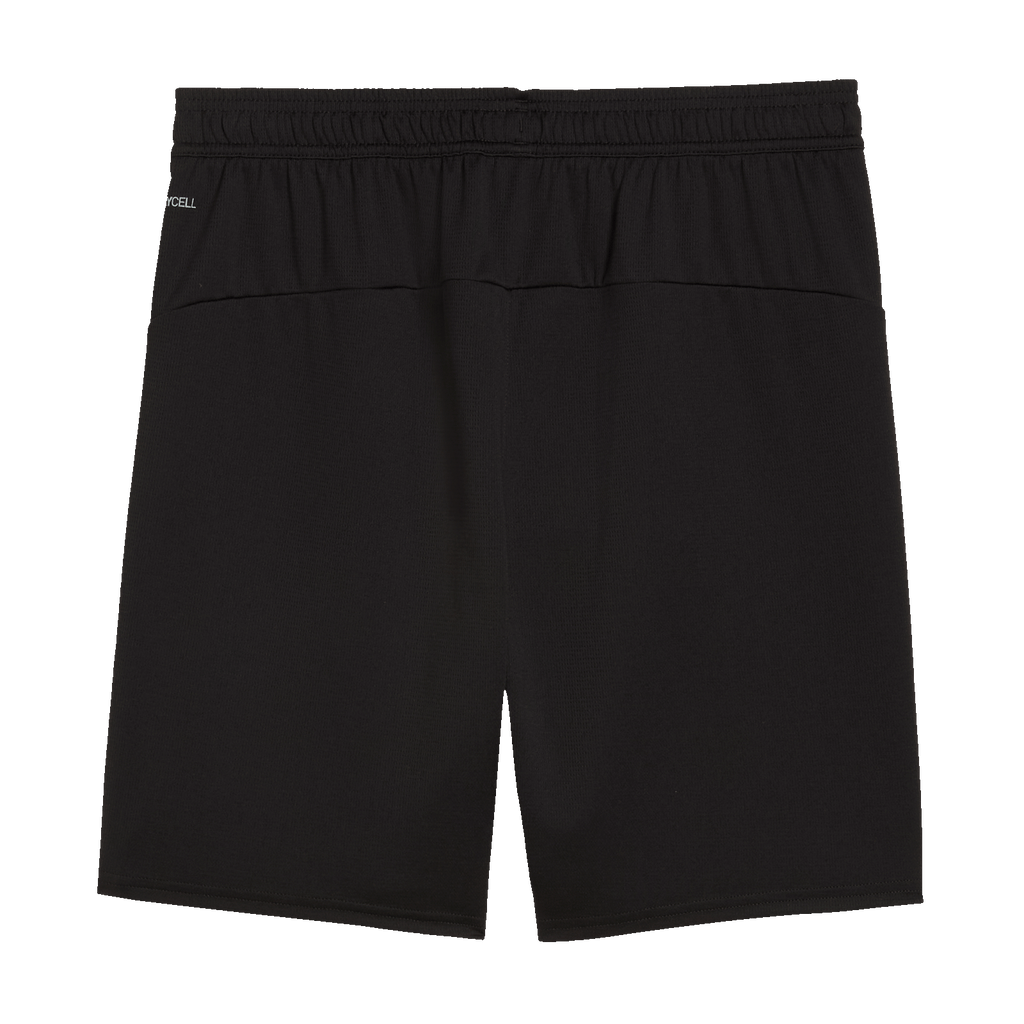 Black tights from the BVB "100 Years of Rote Erde" collection, ideal for fans and sports. Back view with an elastic waistband.