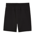 Black tights from the BVB "100 Years of Rote Erde" collection, ideal for fans and sports. Back view with an elastic waistband.