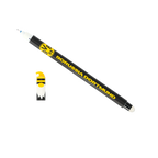 Stylo à gel effaçable noir orné du logo jaune du BVB, de l'inscription « Borussia Dortmund » et d'un motif représentant un lutin
