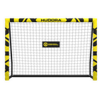 Hudora社のBVBサッカーゴール「Pro Tect 180 Advanced」は、黒と黄色のデザインで、クッション材が施され、クロスバーにはBVBのロゴが入っており、あらゆる年齢層のサッカー選手に最適です。