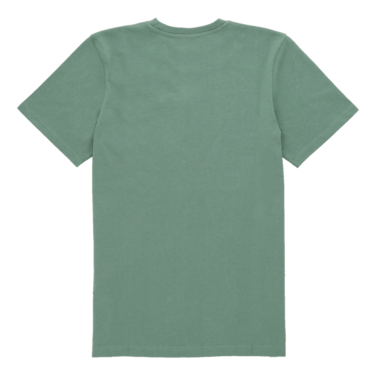 Rückansicht eines BVB Lifestyle T-Shirts in Duckgreen, kurzärmelig und schlichtes Design.