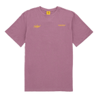 Camiseta violeta de manga corta del Borussia Dortmund con el logotipo amarillo del club y la inscripción «Ballspielverein», ideal para los aficionados y para el tiempo libre.