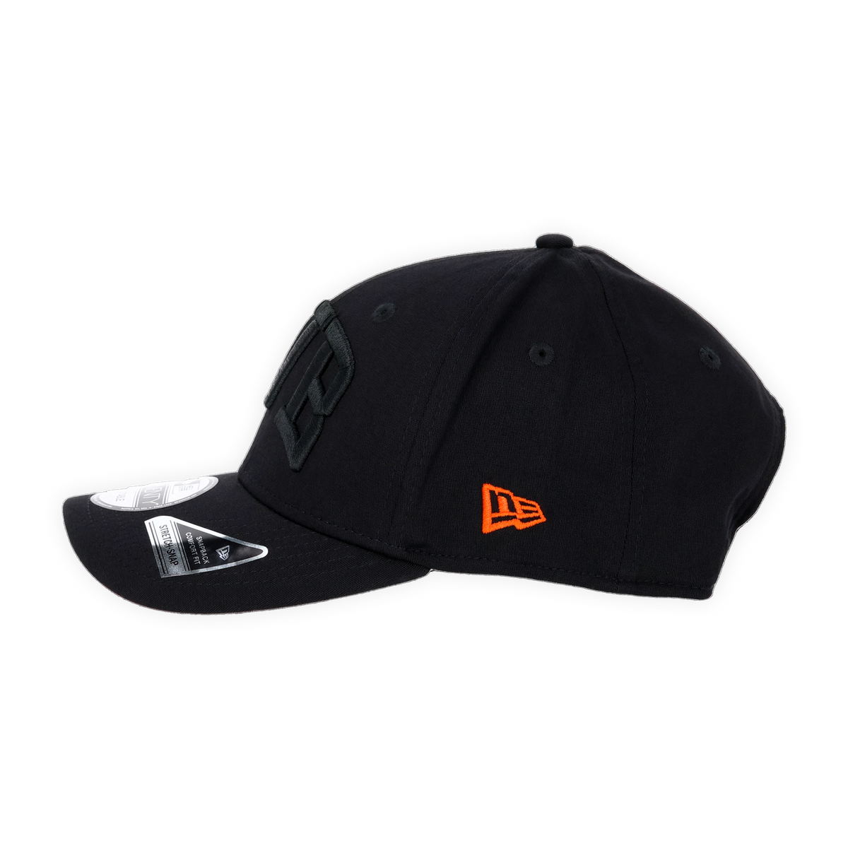 Cappellino nero del BVB della collezione New Era 9SEVENTY Heat II, con logo New Era sul lato e design moderno.