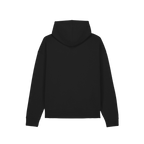 Hochwertiger schwarzer BVB-Kinder-Hoodie mit leuchtendem BVB-Logo, ideal für junge Fans von Borussia Dortmund.