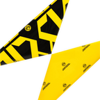Schwarzgelbes BVB-Geschenkpapier im 2er-Set mit markantem Design und BVB-Logo.